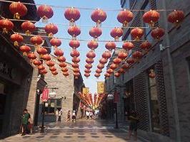 student study abroad photo of a shopping street in Beijing, China