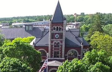 T-Hall aerial view