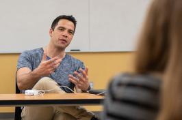 photo of Jaed Coffin teaching