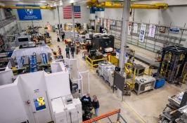 主要研究 Olson Center for advanced manufacutring, shot from above