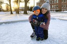 Clinical Assistant Professor Jen Chadbourne and her son