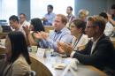 Doctoral student fellows engage in a session at the PDMA global product development consortium