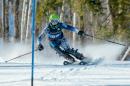 UNH's KellyDiNapoli skiing 