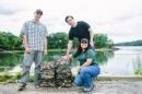 students with oyster cages